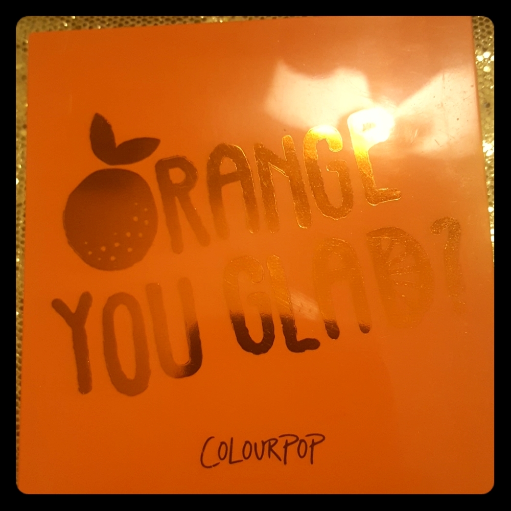 Colourpop's Orange you glad Palette